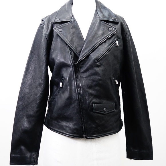 New Unisex Levi's Leather Moto Jacket